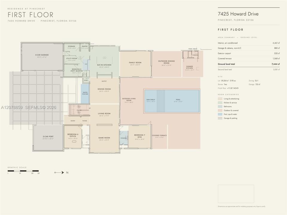 7425 Howard Dr, Pinecrest, 플로리다 33156, 미국
