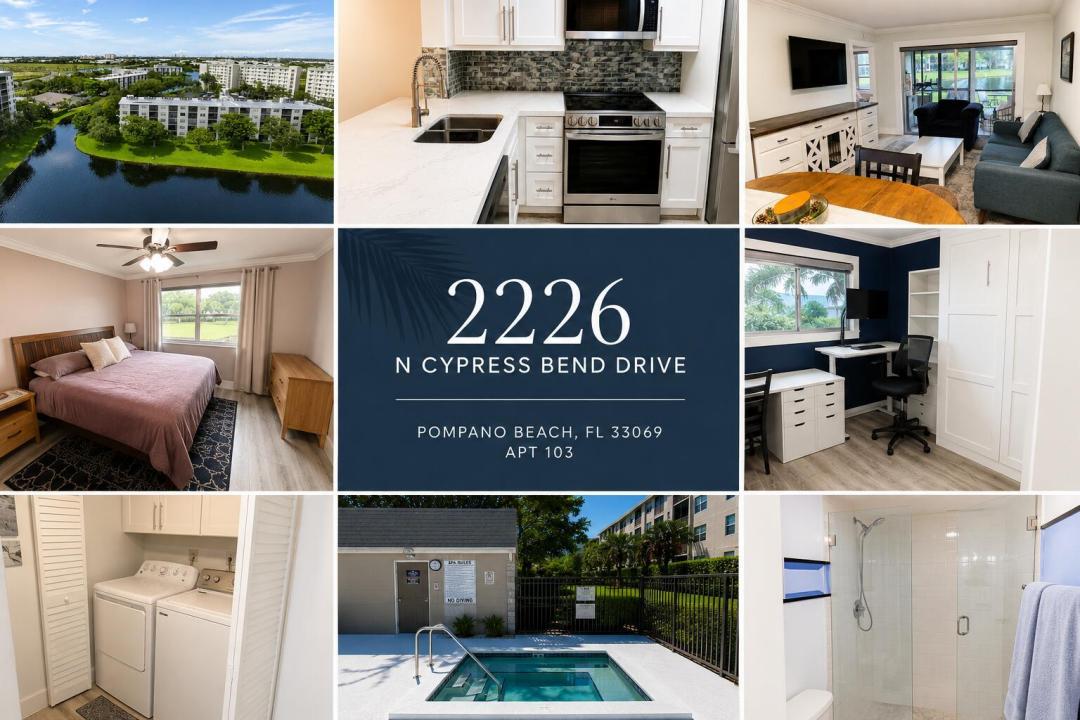 2226 N CYPRESS BEND Drive 103, Pompano Beach, Floride 33069, États-Unis