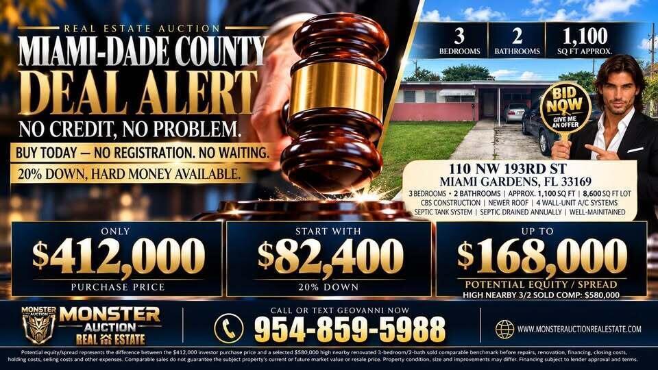 110 NW 193RD Street, Miami Gardens, Florida 33169, Stati Uniti