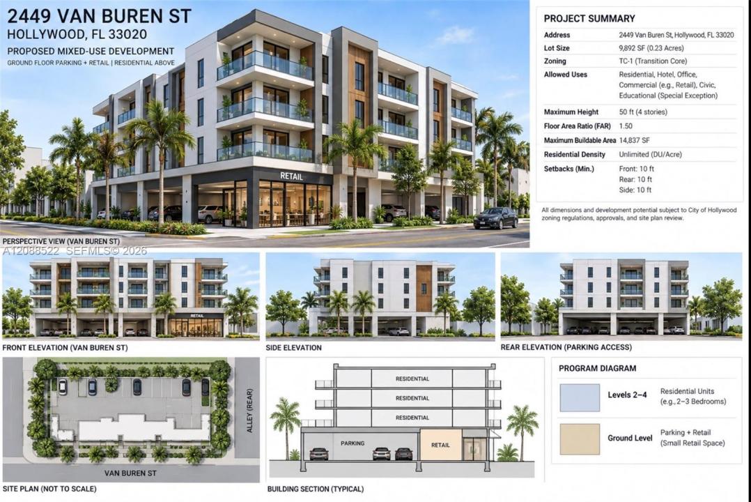 2449 Van Buren St, Hollywood, Florida 33020, Stati Uniti