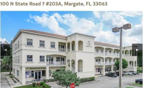 100 N State Road 7 203A, Margate, फ्लोरिडा 33063, संयुक्त राज्य अमेरिका