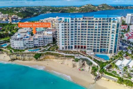 Rainbow Beach Club Two-Bedroom Beachfront Condo For Sale, Cupecoy, Sint Maarten