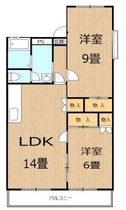 101, 南岩国町2丁目20-10, エクセルあまちA棟 101, 岩国市, Yamaguchi 740-0034, Japon
