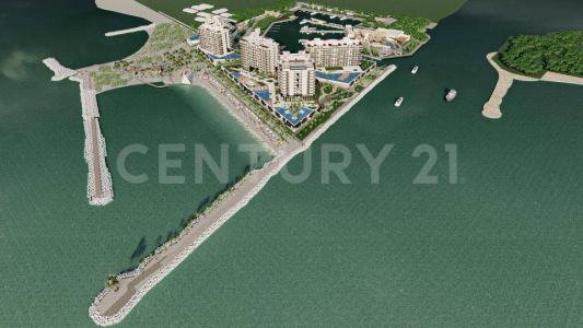 Venta de Departamentos frente a 500 mts de playa tranquila en exclusivo y lujoso desarrollo en Yucalpetén con amenidades,, Progreso, Yucatan 97336, Mexique