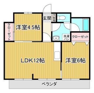 801, 麻里布町４丁目14-6, ハイツ77　801, 岩国市, Yamaguchi 740-0018, Japan