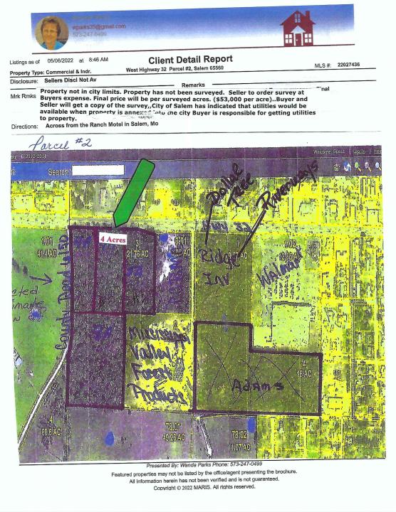 West Hwy 32 Parcel #2, Salem, מיזורי 65560, ארצות הברית של אמריקה 