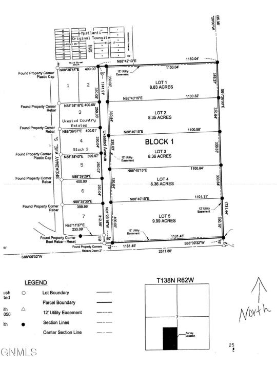 00000 Ukestad Country Estates, Ypsilanti, ノースダコタ 58497, アメリカ合衆国