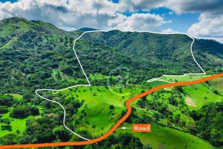 Large Ocean and Mountain View Land for Sale in Villa Magante, Rio San Juan, Puerto Plata, Cộng Hòa Dominica