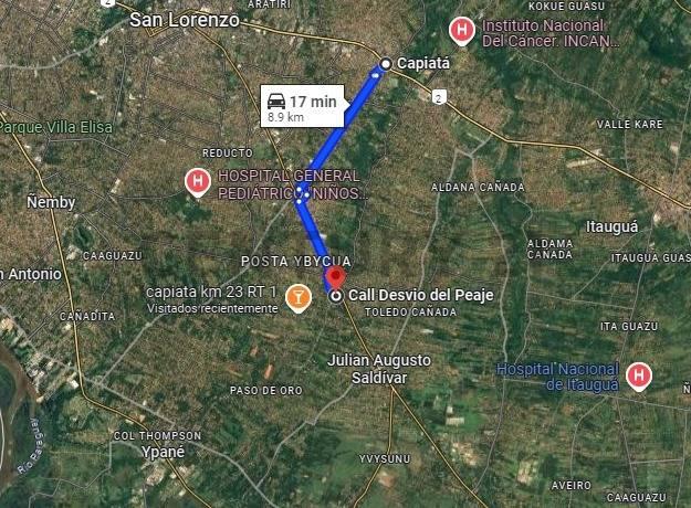 ruta 1 km23 Rojas Cañada , Julián Augusto Saldívar, Central 00001, Paraguay