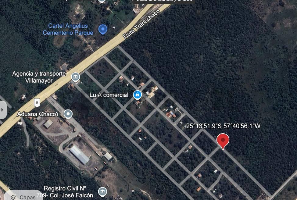 25°13'51.9'S 57°40'56.1'W , José Falcón, Presidente Hayes 00001, 파라과이