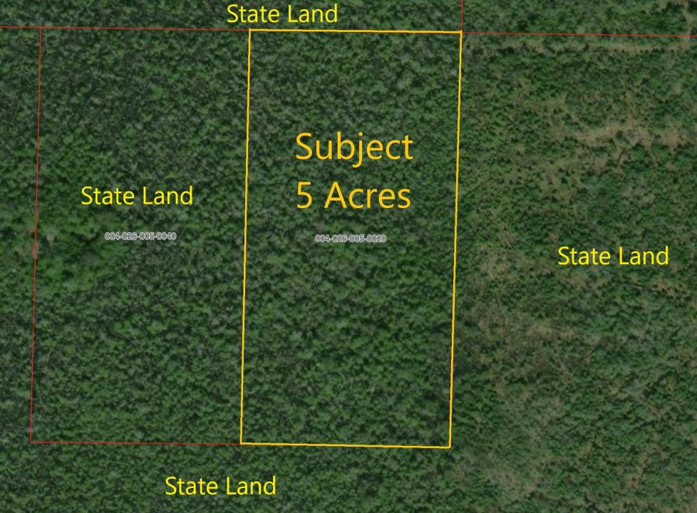 5 Acres N Everett, Roscommon, Мичиган 48653, Соединенные Штаты