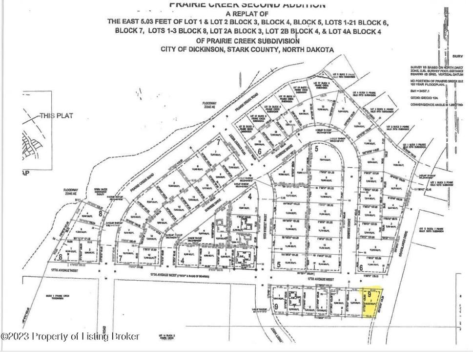 Block 9, Lot 7, 17th Ave W, Dickinson, North Dakota 58601