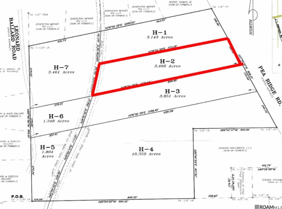 Tbd H-2 Pea Ridge Rd, Albany, Louisiane 70711, États-Unis
