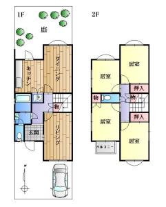桃山町大島38番264, 桃山町大島 RCテラスハウス, 京都市伏見区, Kyoto 612-8006, Japon