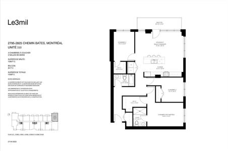 2805 Ch. Bates, Montréal (Côte-des-Neiges/Notre-Dame-de-Grâce), Québec H3S 1B5, Canada