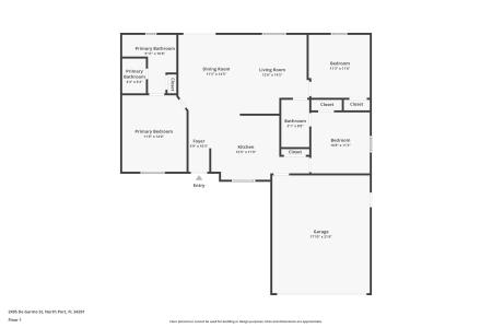 2495 De Garmo Street, North Port, Floride 34291, États-Unis