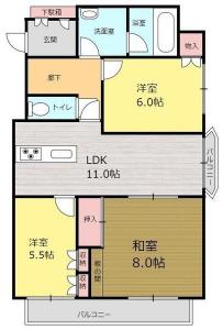 305, 麻里布町１丁目7-21, アーバンタワー麻里布, 岩国市, Yamaguchi 740-0018, Japan