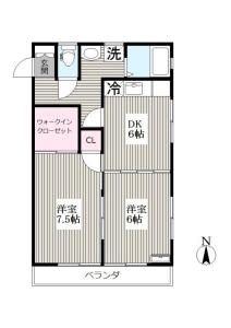 107, 瓦曽根2丁目5-69, ベルコート, 越谷市, Saitama 343-0821, Giappone