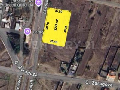 Terreno de 2222 m2 a un costado de la estación y las vías del ferrocarril .,, Zacatelco, Tlaxcala 90760, México