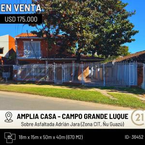 Adrián Jara casi Tomás Rufinelli, Barrio Las Mercedes Ñu Guazú 124, Luque, Central 110937, Paraguay