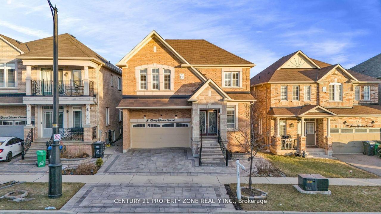 8 YOUNG GARDEN CRESCENT, Brampton, Ontario L6Y 6A4, Canada