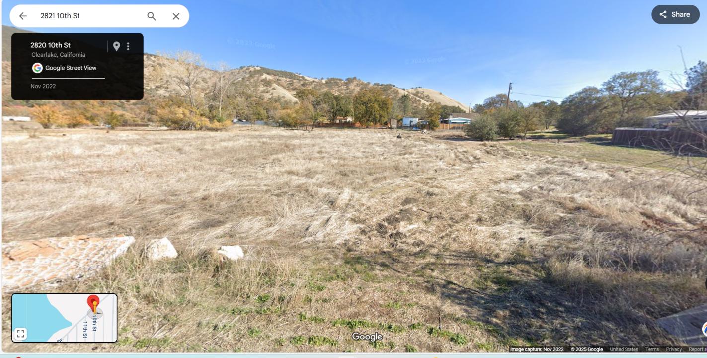 2821 10TH Street, Clearlake, カリフォルニア 95422-9650, アメリカ合衆国