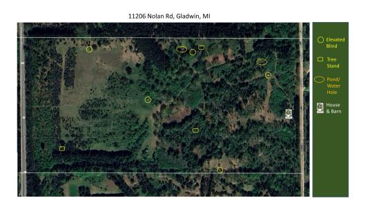 11206 Nolan, Gladwin, Michigan 48624, États-Unis