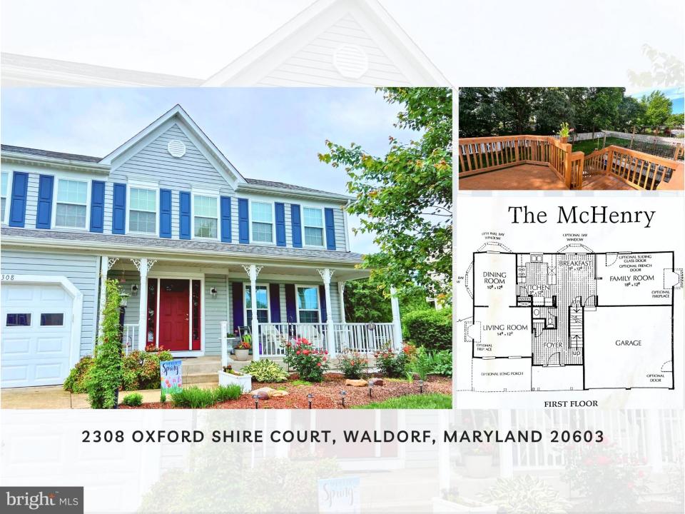 2308 Oxford Shire Court, Waldorf, Maryland 20603, États-Unis