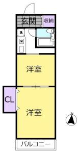 元紺屋町, ダイアパレス高崎中央, 高崎市, Gunma 370-0057, Japón