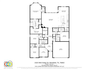 1525 Wild Indigo DR, Mansfield, Texas 76063, États-Unis