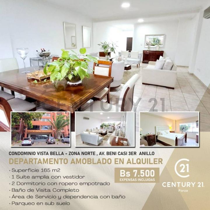 Av. BENI 2DO. ANILLO, CONDOMINIO VISTA BELLA DPTO. 301, Centro, Santa Cruz 00001, Bolivie