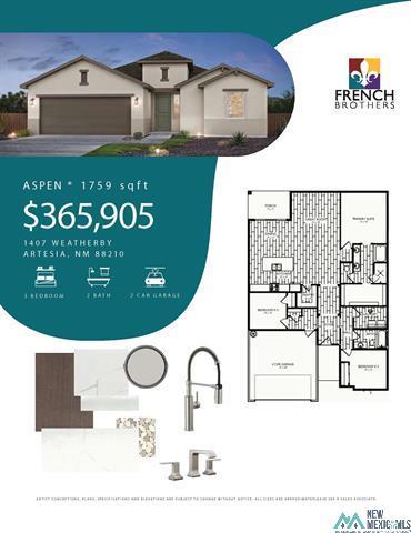 1407 Weatherby Avenue, Artesia, Nouveau-Mexique 88210, États-Unis
