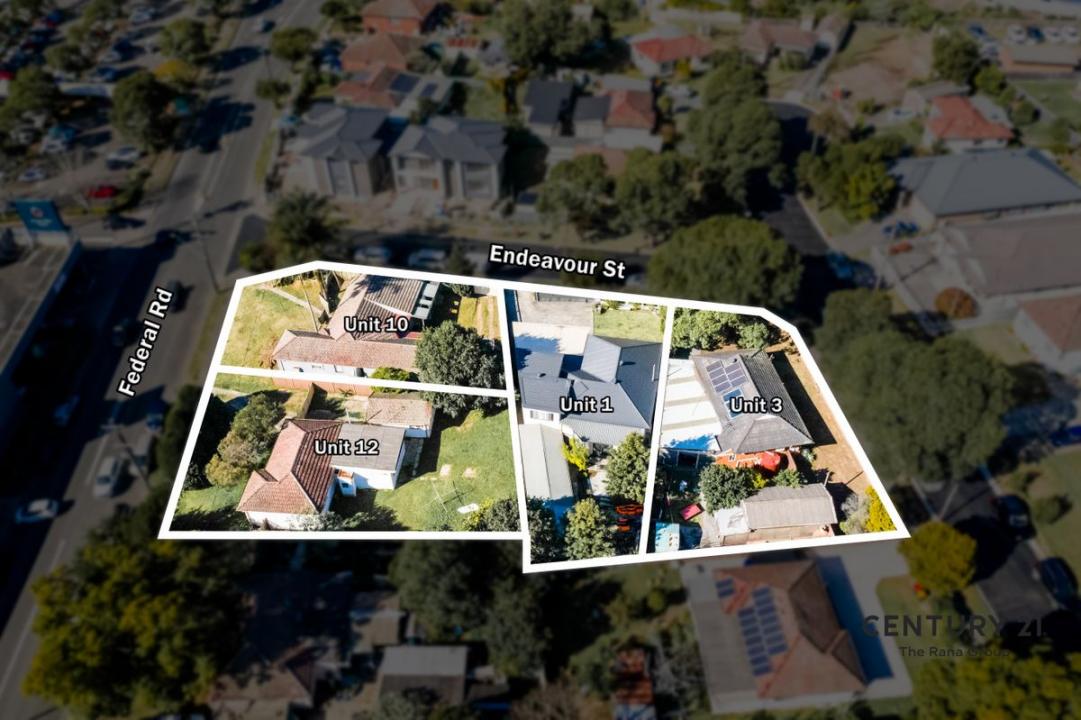 1 & 3 Endeavour St, 10 & 12 Federal Rd, Seven Hills, NSW 2147, Avustralya