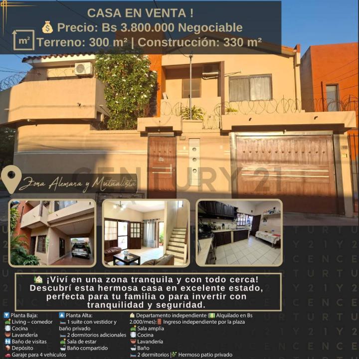 CALLE COMBATE RIOSINO 3ER ANILLO EXTERNO ENTRE ALEMANA Y MUTUALISTA 3190, Norte, Santa Cruz 00001, ボリビア