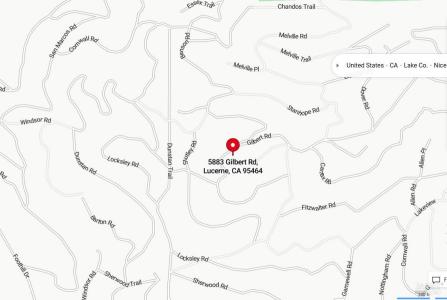 5883 Gilbert Road, Lucerne, 캘리포니아 95458, 미국