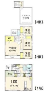鹿黒南3丁目, 印西市鹿黒南 戸建, 印西市, Chiba 270-1369, Giappone