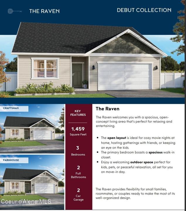 3279 N Corvus St, Post Falls, Idaho 83854, HOA KỲ
