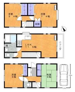 旭町1丁目17-4, 旭町一丁目戸建, 川崎市川崎区, Kanagawa 210-0808, Japão