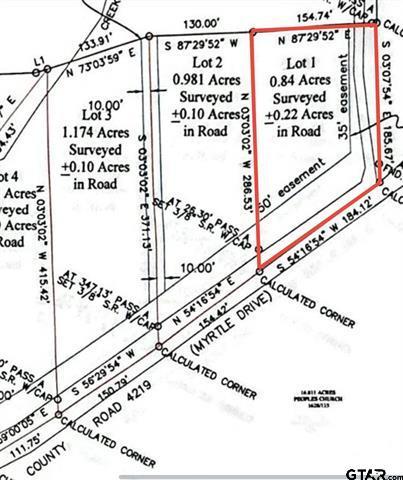 TBD CR 4209 Lot 1, Jacksonville, Teksas 75766, Amerika Birleşik Devletleri