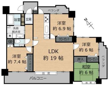 402, 神水本町1-93, クレアドール神水シュペリ, 熊本市中央区, Kumamoto 862-0955, Japón