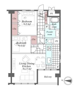 小松西町2丁目, 鳴尾小松住宅A棟, 西宮市, 兵库县 663-8125, 日本