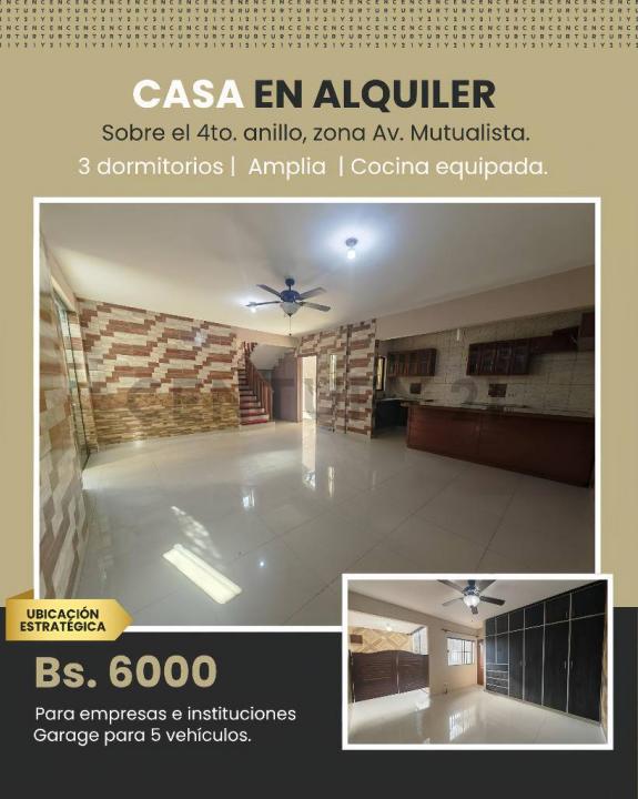 4TO ANILLO MUTUALISTA , Norte, Santa Cruz 00001, Bolívia