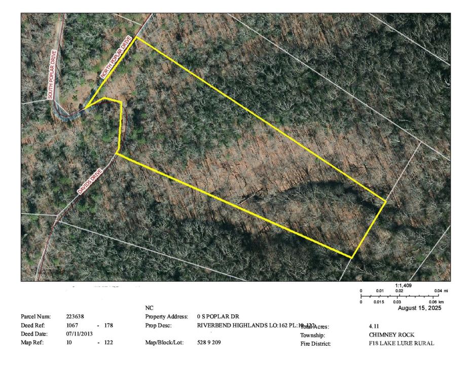 0 S Poplar Drive #162, Lake Lure, Caroline Du Nord 28746, États-Unis