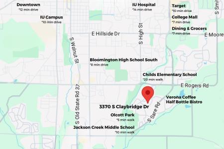 3770 S Claybridge Drive, Bloomington, 印第安納州 47401, 美國