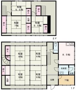 1, 打越661, 打越吉崎邸, 姫路市, Hyogo 671-2246, Japon