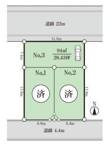 上飯田町956-1, 泉区上飯田町　売地　NO.3　ラスト1区画, 横浜市泉区, Kanagawa 245-0018, Giappone