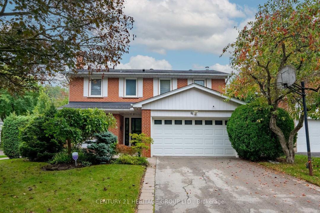 61 FOURSOME CRESCENT, Toronto, Ontario M2P 1W4, Canada