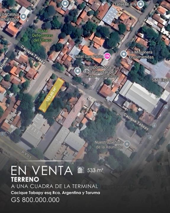 Cacique Tabapy esq Rca. Argentina y Taruma , Nazareth, Asunción 0000, Paraguay