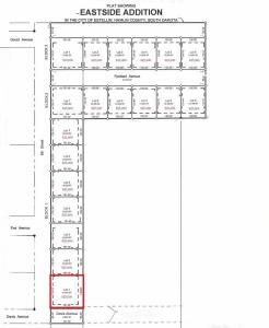 L1, B1 Eastside Addition 8th St, Estelline, Dakota Do Sul 57234, Estados Unidos