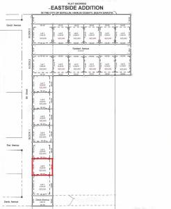 L2, B1 Eastside Addition 8th St, Estelline, Dakota Do Sul 57234, Estados Unidos